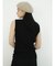 Wide rib sleeveless knit pullover