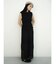 Wide rib sleeveless knit pullover
