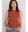 Wide rib sleeveless knit pullover