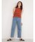 Wide rib sleeveless knit pullover