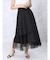 チュールレイヤードラップフレアスカート