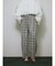 チェックツイードタックパンツ