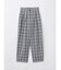 チェックツイードタックパンツ