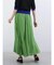 シアーコットンギャザーロングスカート