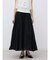 シアーコットンギャザーロングスカート