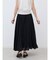 シアーコットンギャザーロングスカート