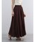 シアーコットンギャザーロングスカート