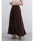シアーコットンギャザーロングスカート