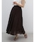 タックフレアロングスカート