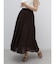 タックフレアロングスカート