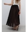 タックフレアロングスカート