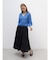タックフレアロングスカート