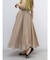 タックフレアロングスカート