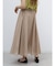 タックフレアロングスカート