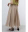 タックフレアロングスカート