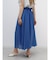 タックフレアロングスカート