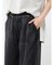 【大人気カラー「インディゴ」8月上旬再入荷予定】デニムライクシアーワイドパンツ