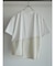 デニムドッキングアシメデザインTシャツ