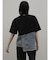 デニムドッキングアシメデザインTシャツ
