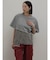 デニムドッキングアシメデザインTシャツ