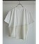 デニムドッキングアシメデザインTシャツ