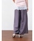 ギャザーワイドパンツ