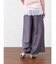 ギャザーワイドパンツ