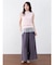 ギャザーワイドパンツ