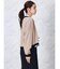 配色トリミングショートカーディガン