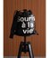 【Souris ? la vie】巾着レザートートバッグ