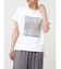ロゴオーガンジーＴシャツ