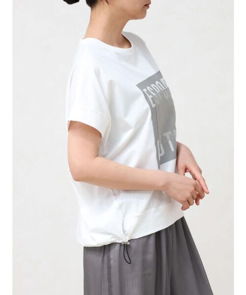 ロゴオーガンジーTシャツ｜メドックの通販｜&mall（アンドモール
