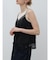 レースドッキングサテンキャミ
