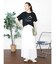 レディモチーフコード刺繍Tシャツ
