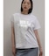 レースドッキング箔ロゴTシャツ