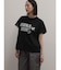 レースドッキング箔ロゴTシャツ