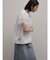 レースドッキング箔ロゴTシャツ