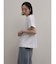 レースドッキング箔ロゴTシャツ