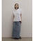 レースドッキング箔ロゴTシャツ