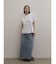 レースドッキング箔ロゴTシャツ