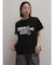 レースドッキング箔ロゴTシャツ