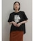 ドロストヘム箔ロゴTシャツ