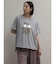 ドロストヘム箔ロゴTシャツ