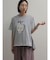 ドロストヘム箔ロゴTシャツ