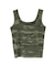 LAYERED-LIKE CAMOUFLAGE RIB TANKTOP