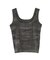 LAYERED-LIKE CAMOUFLAGE RIB TANKTOP