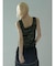 LAYERED-LIKE CAMOUFLAGE RIB TANKTOP