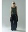 LAYERED-LIKE CAMOUFLAGE RIB TANKTOP