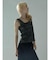 LAYERED-LIKE CAMOUFLAGE RIB TANKTOP
