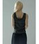 LAYERED-LIKE CAMOUFLAGE RIB TANKTOP